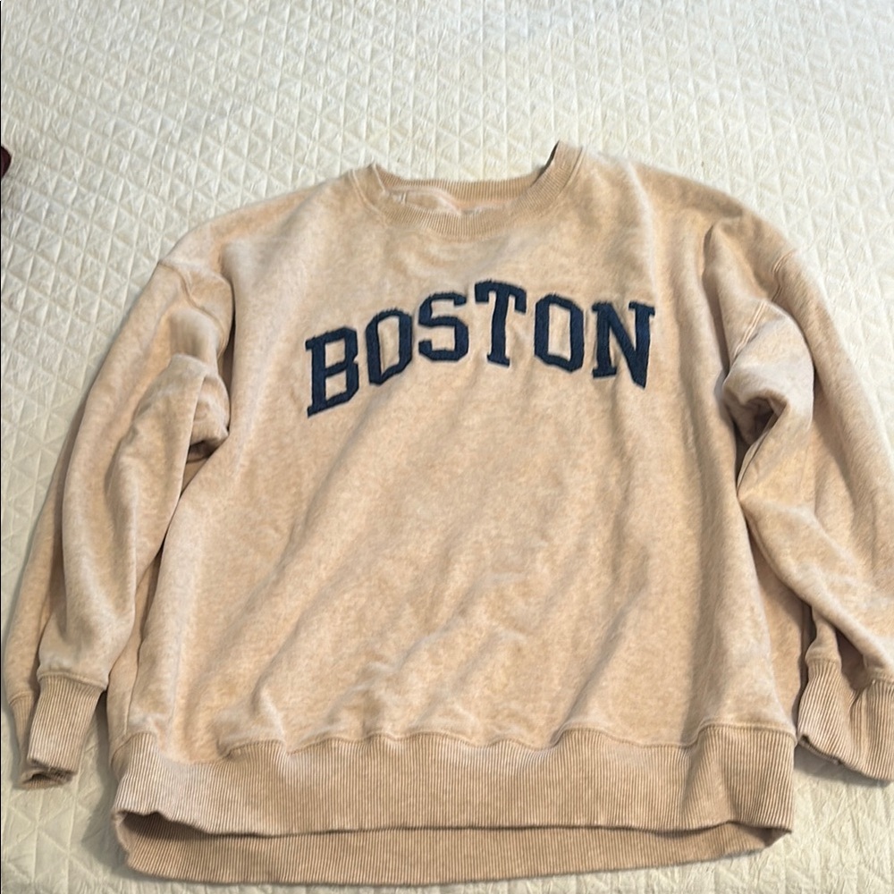 Beige Boston Sweatshirt